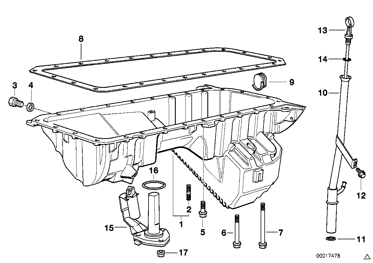 BMW 11431435838 Guide Tube