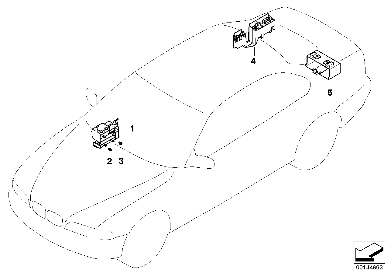 BMW 61358379122 Bracket For Module 61358379122 BMW Bracket For Module