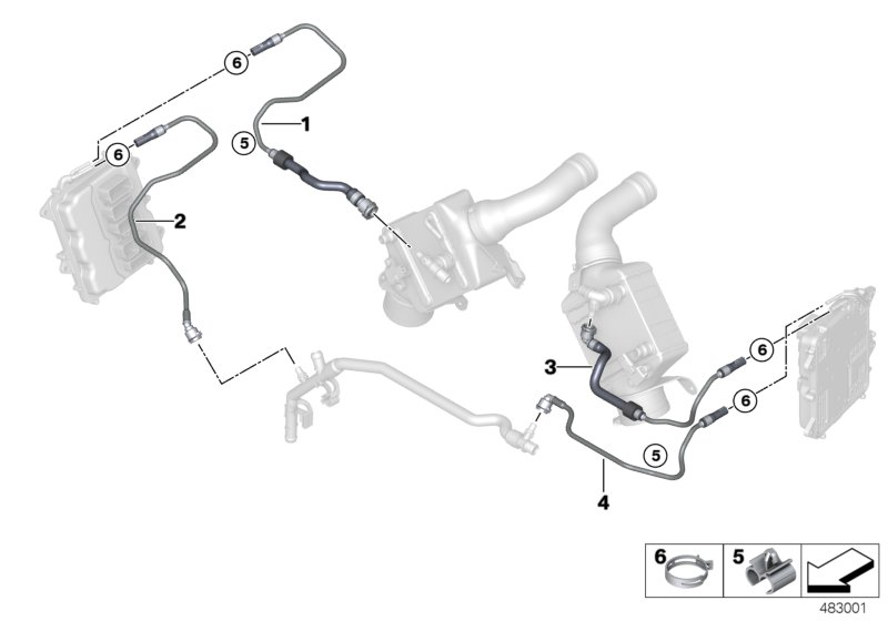 BMW 17127575436 CLIP