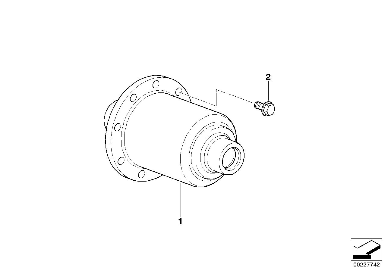 BMW 33131428782 Lock Bolt