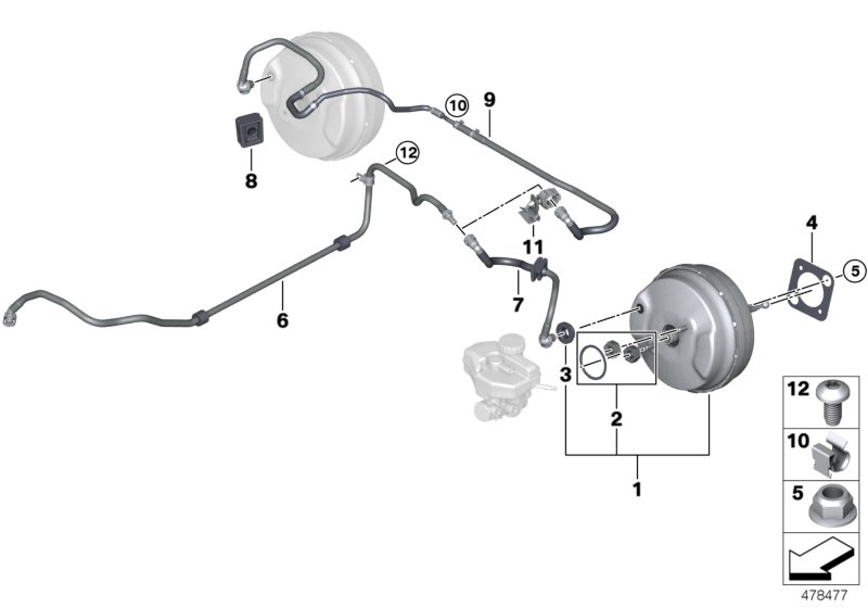 BMW 11667578824 HOLDER