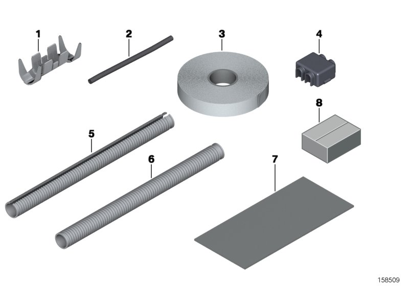 BMW 07146962578 Felt Strip, Self-Adhesive