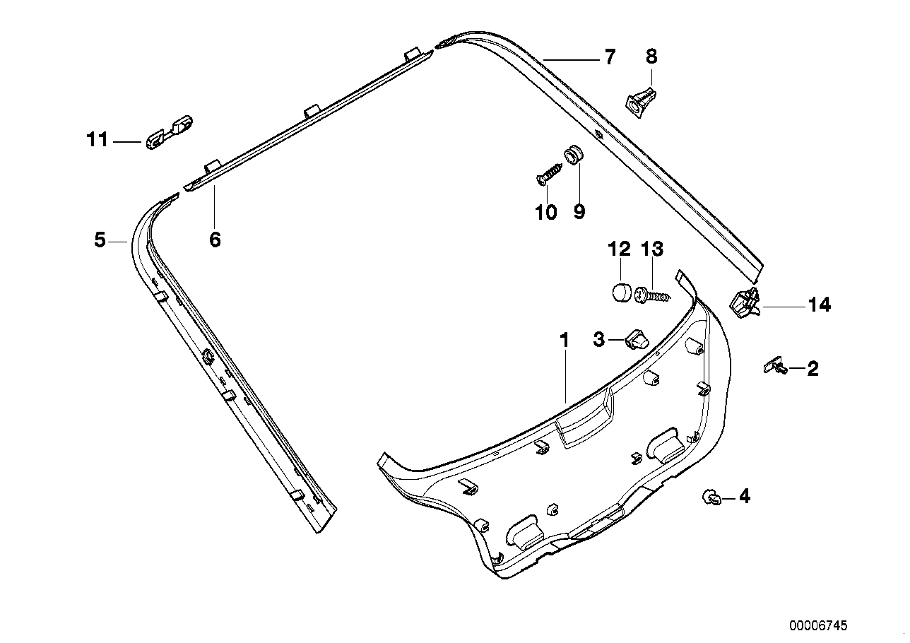 BMW 07119902552 Recessed Oval Head Sheet-Metal Screw