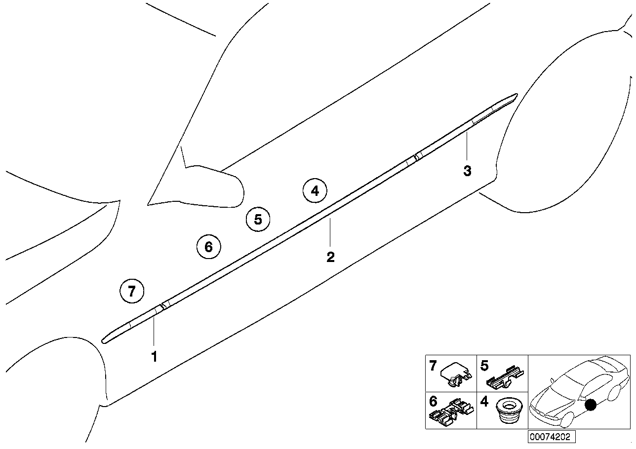 BMW 51137893437 Clamp