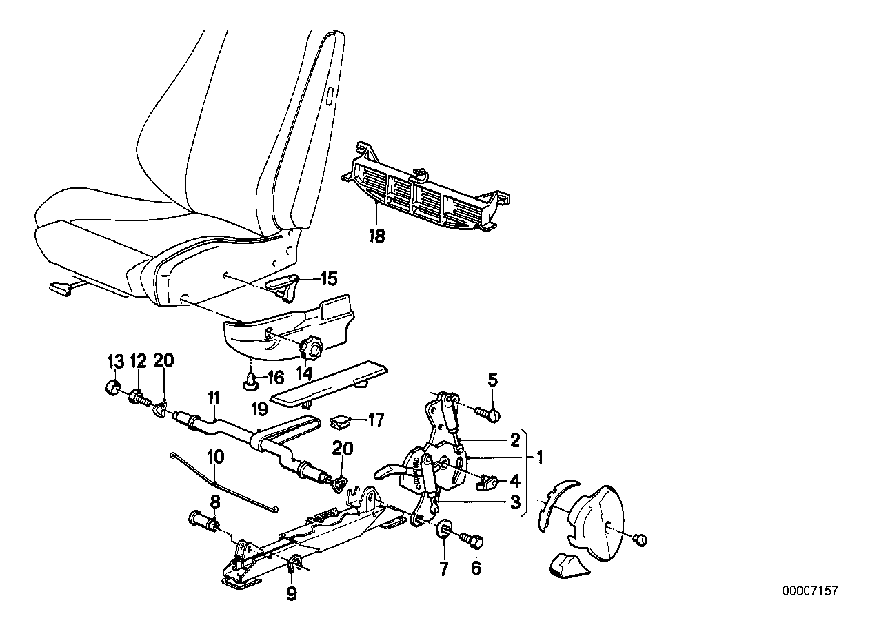 BMW 52101916147 Csk.Fillister Head Screw