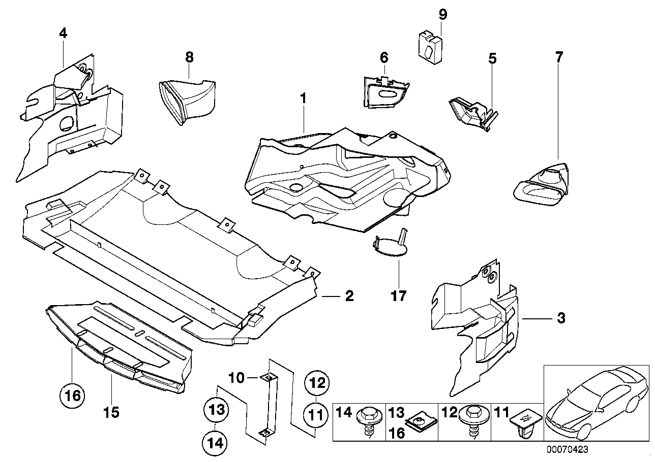 BMW 51712493681 Bracket, Left