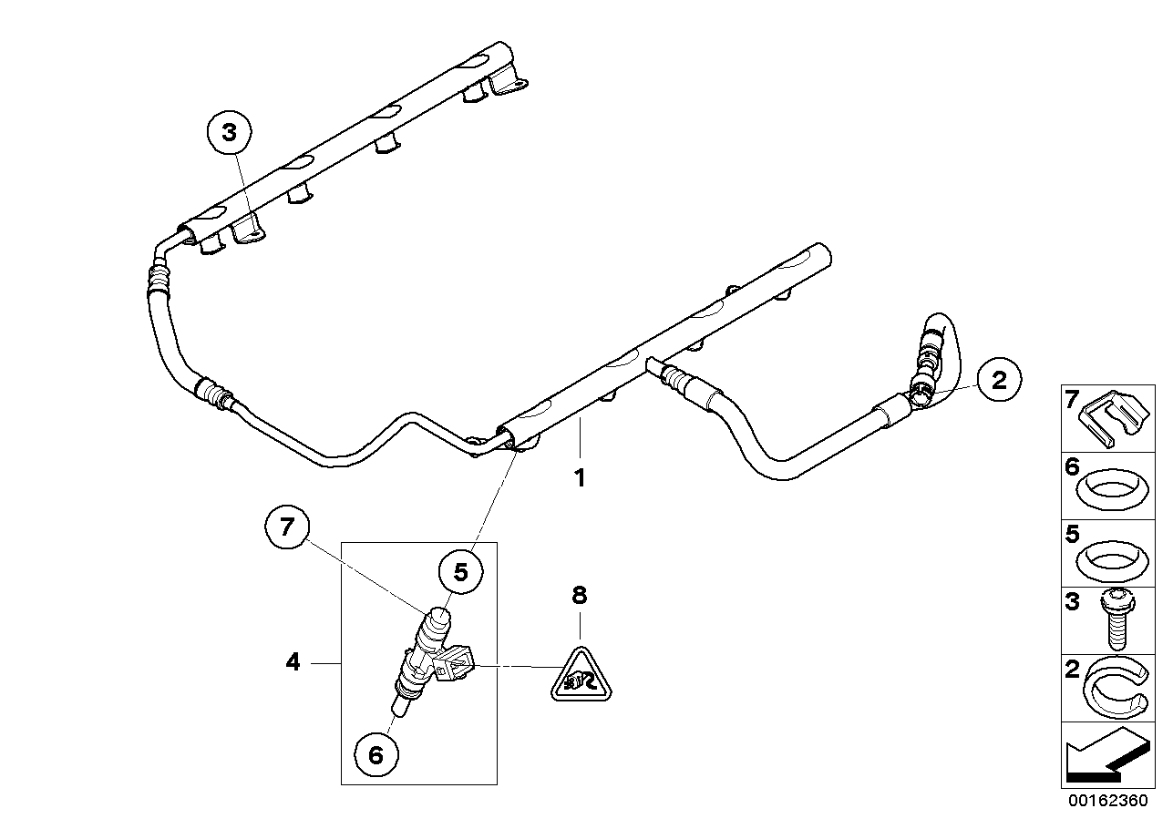 BMW 13537838321 Lock Ring