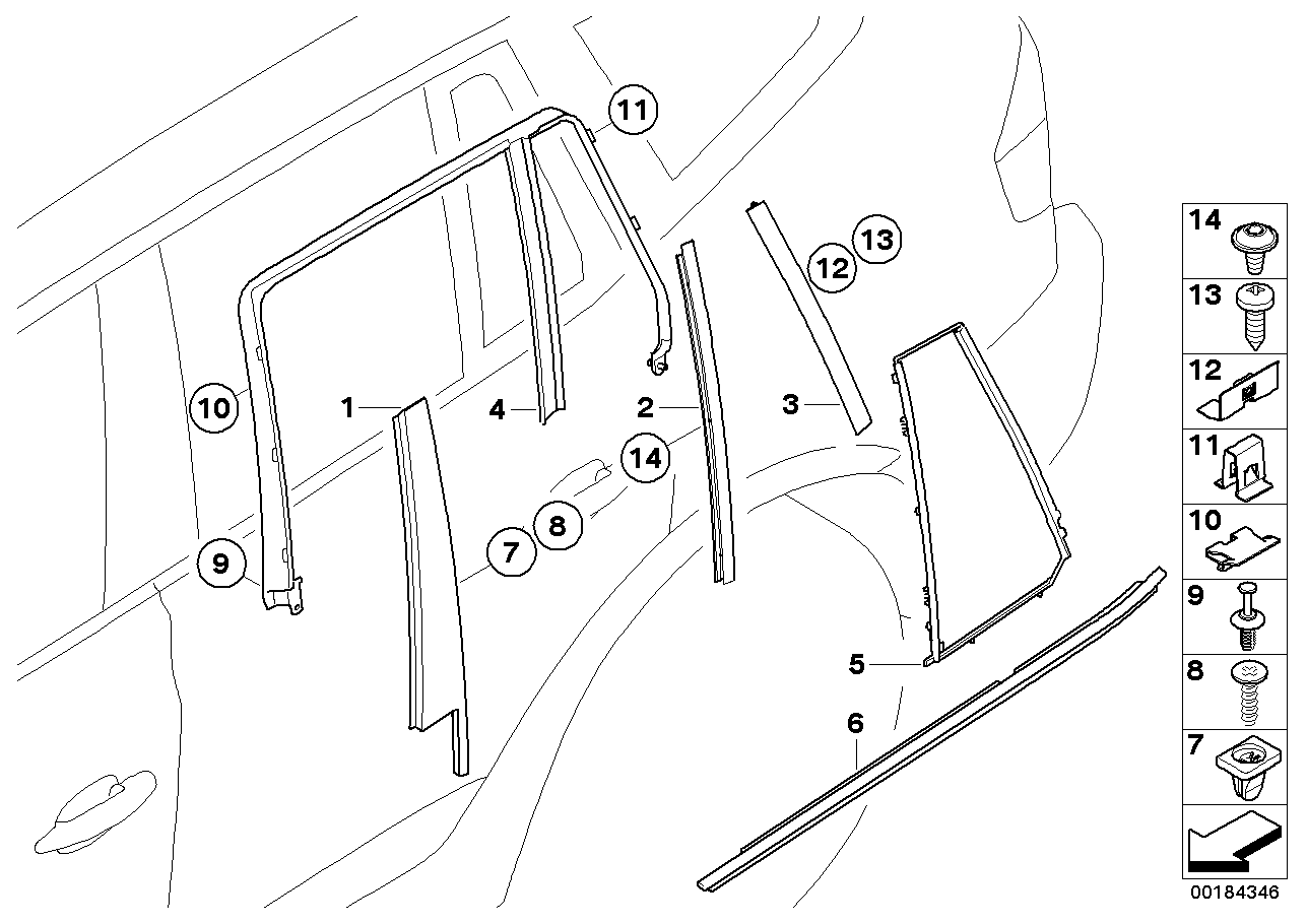 BMW 07143413161 Screw, Self Tapping