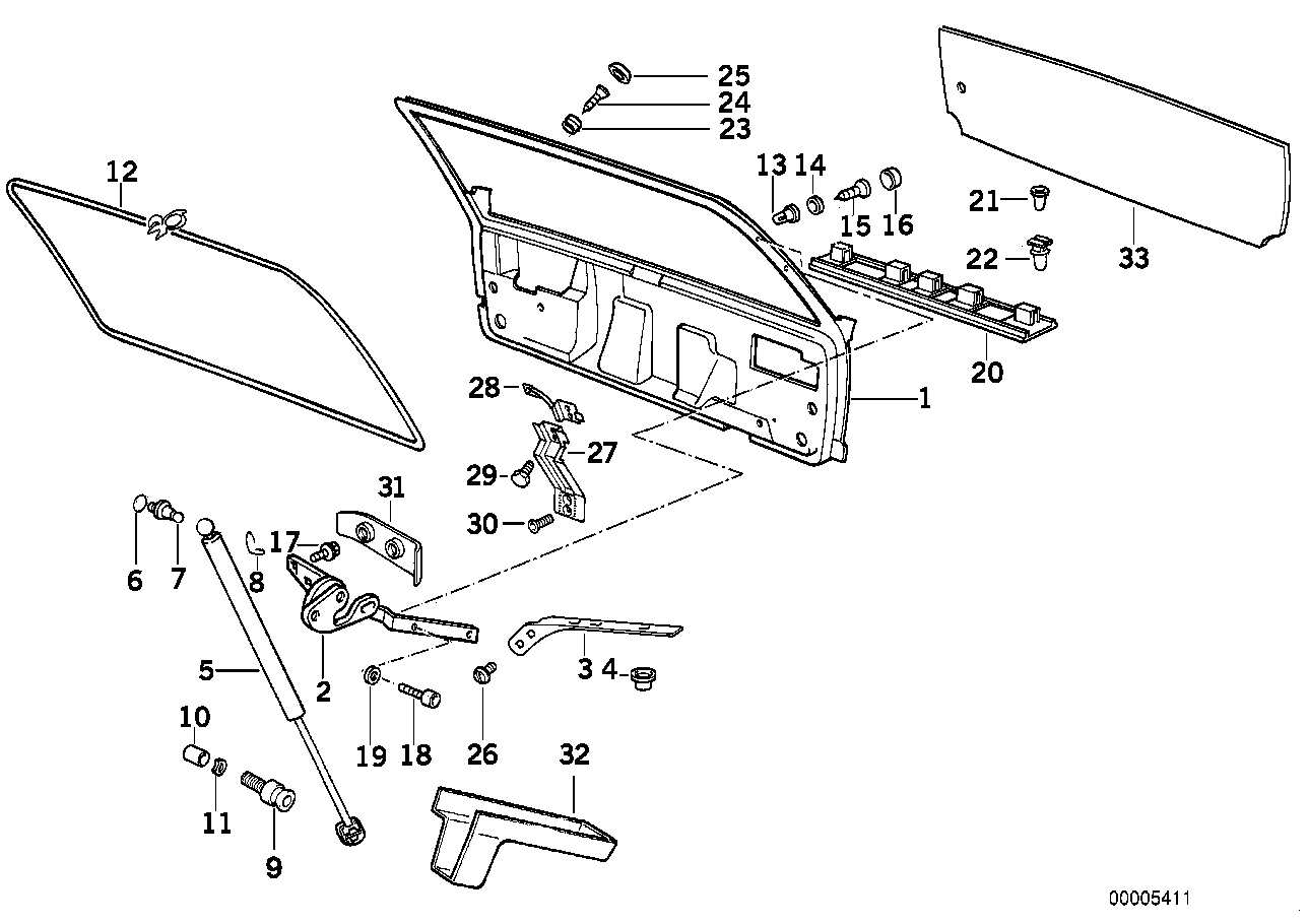 BMW 07119907951 Fillister Head Self-Tapping Screw