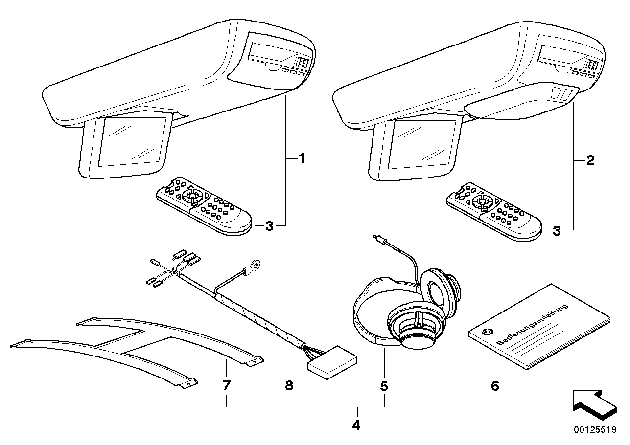 BMW 65507892856 Headphones