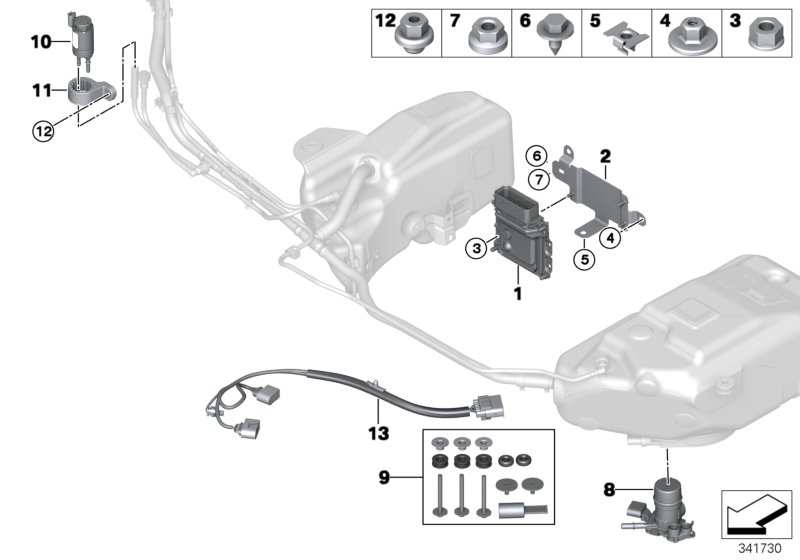 BMW 16197295660 Transfer Pump