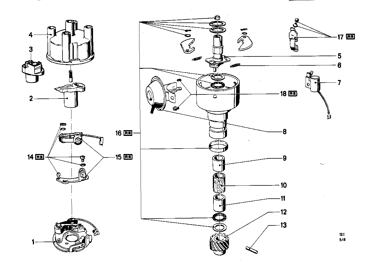 BMW 12111352173 Vacuum Regulator