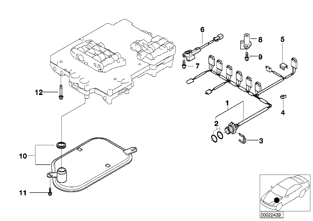 BMW 24341423371 Clamp