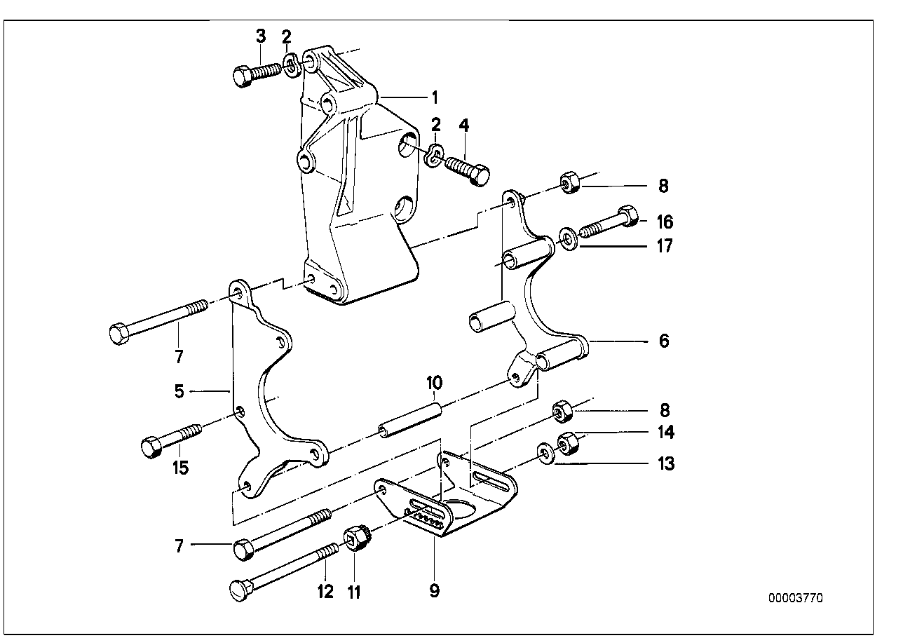 BMW 07119913698 Hex Bolt