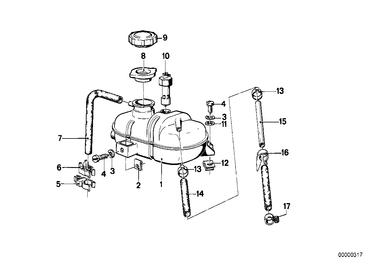 BMW 17111120554 Pipe