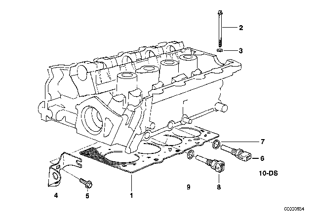 1991 BMW 318is Cylinder Head & Attached Parts Diagram 2