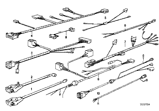 1983 BMW 528e Wiring Sets Diagram 1