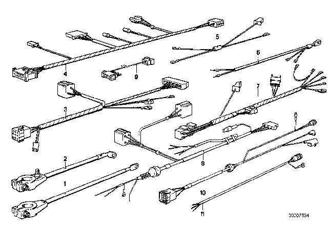 1985 BMW 524td Wiring Sets Diagram 1