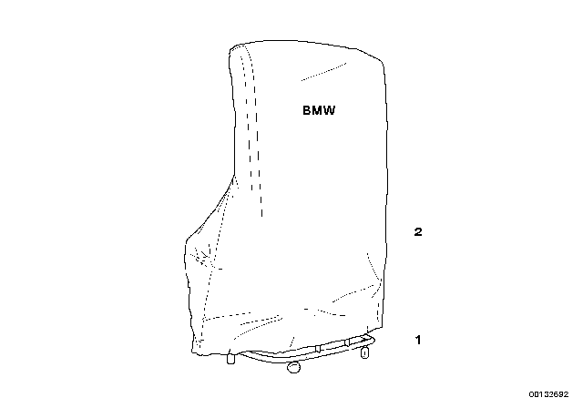 1999 BMW M3 Rack Hardtop / With Cover Diagram