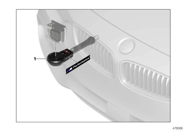 2009 BMW 328i BMW Action - Cam Bracket Diagram 2