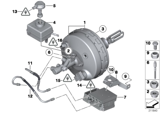 2011 BMW X6 Sealing Plug Diagram for 34311160133