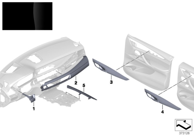 2016 BMW X6 Individual Wood, Pianolack Schwarz Diagram