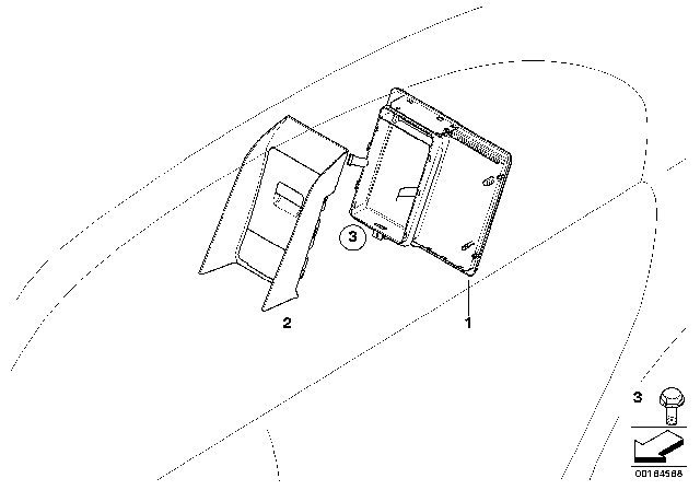 2006 BMW 750Li Ski Bag Diagram