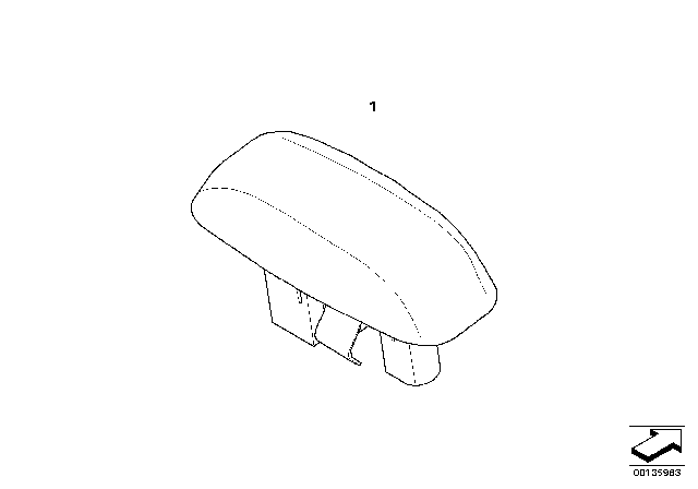 2010 BMW 335d Solar Sensor Diagram for 64116926459