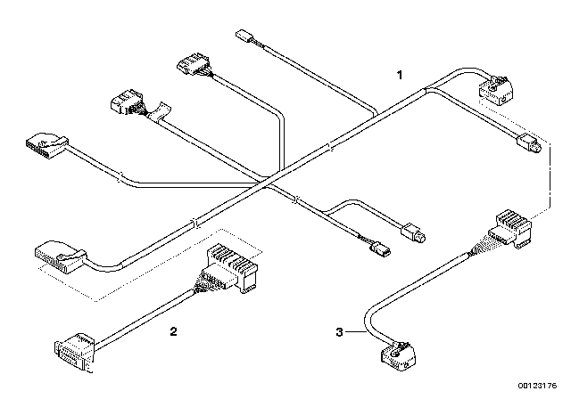 2006 BMW X5 Car Telephone Connection Cable Diagram