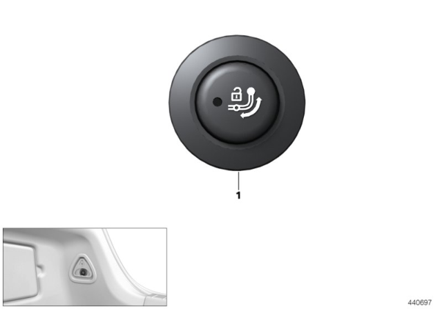 2019 BMW 330i xDrive Switch, Trailer Coupling Diagram