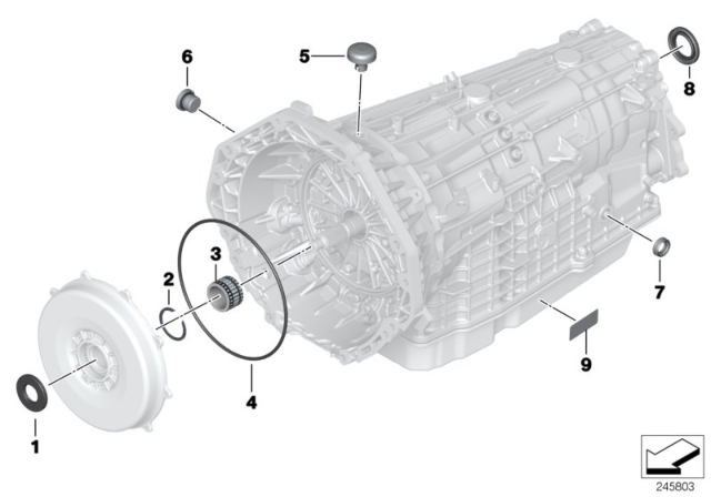2011 BMW X6 Lock Ring Diagram for 24237627137