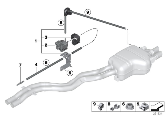 2016 BMW Z4 Vacuum Control, Exhaust Flap Diagram