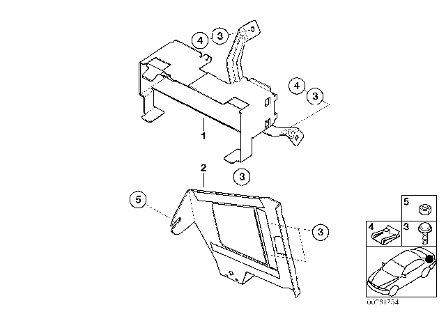 2000 BMW 323Ci Navigation System Diagram