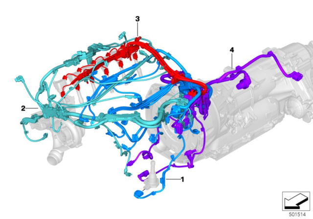 2020 BMW X4 Engine Wiring Harness Diagram