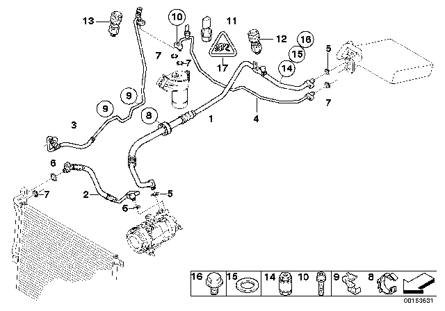 2006 BMW Z4 Coolant Lines Diagram