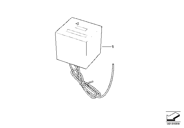 2010 BMW 135i Convertible N54 Engine(E88) Suppression Filter Diagram