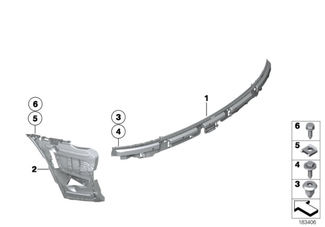 2014 BMW Z4 Guide, Centre Rear Diagram for 51127192042