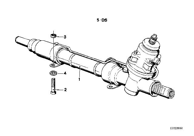 1989 BMW 325is Power Steering Diagram