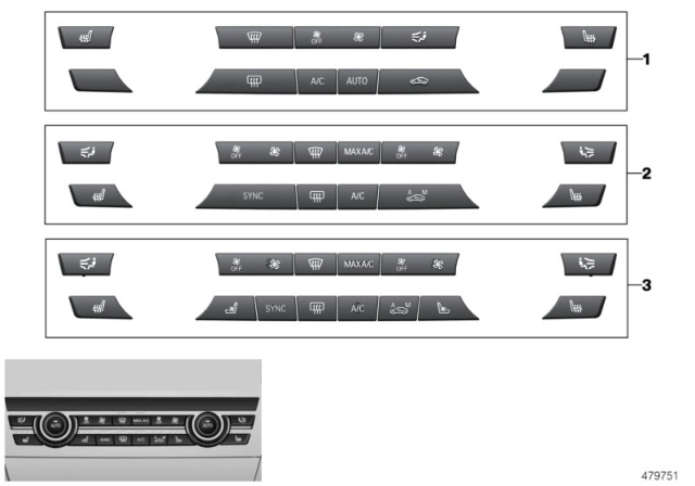 2014 BMW 640i Repair Kit, Key Caps Diagram 2