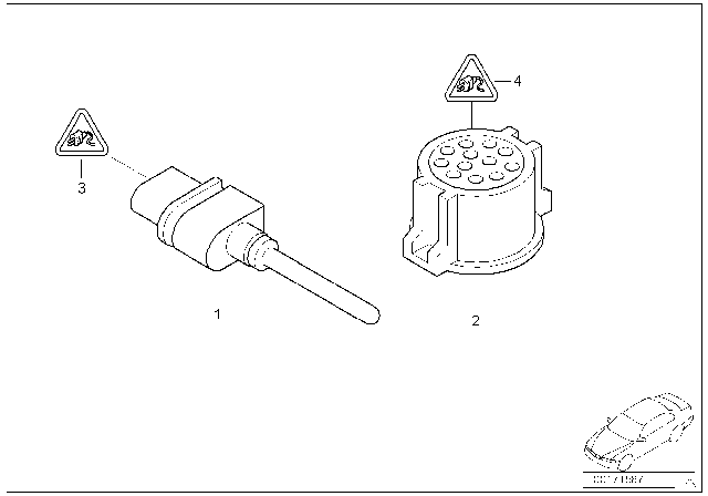 2008 BMW X3 Temperature Sensor Diagram