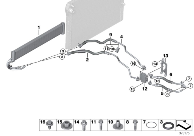 2020 BMW M4 Transmission Oil Cooling Diagram