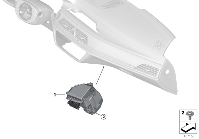 2017 BMW 530i Air Freshener Diagram