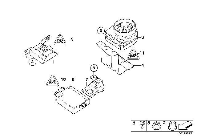 2005 BMW Z4 Alarm System Diagram