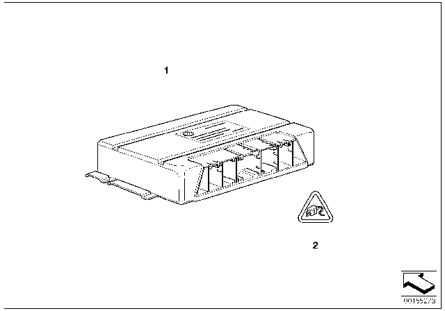 2004 BMW 330Ci Basic Control Unit EGS Diagram 2