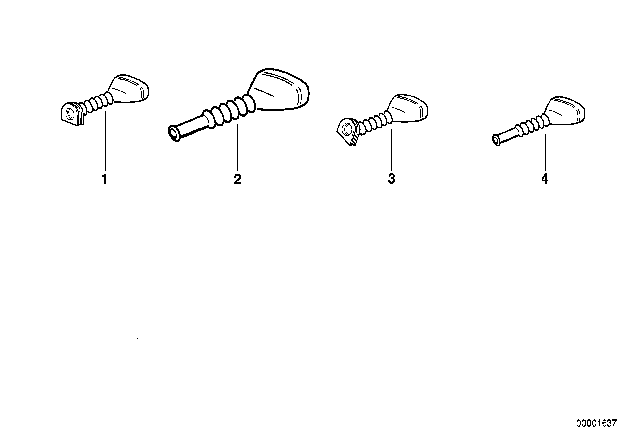 1994 BMW 850CSi Protection Cap Diagram