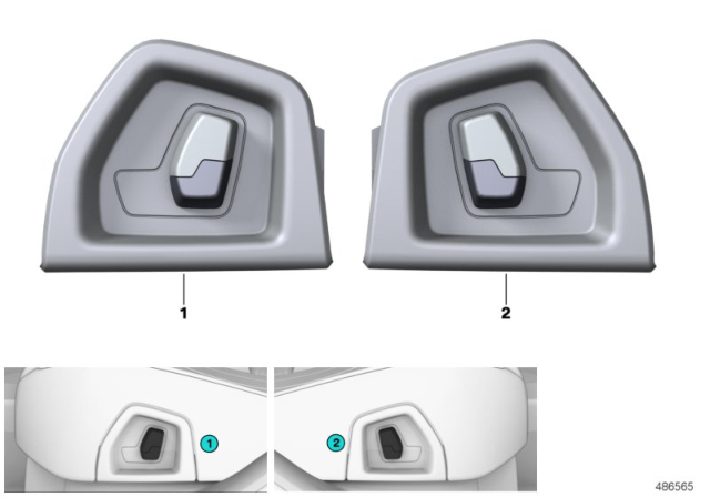 OPERATING FACILITY SEAT FUNC Diagram for 61316820673