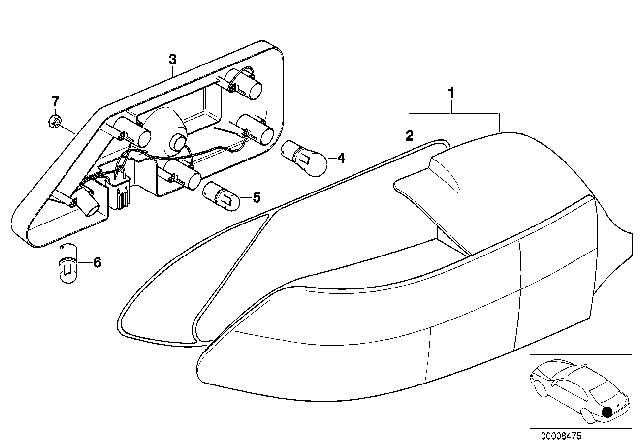 2002 BMW Z3 M Rear Light Diagram