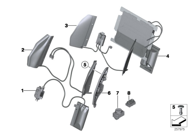 2015 BMW 428i Seat, Front, Lumbar Diagram