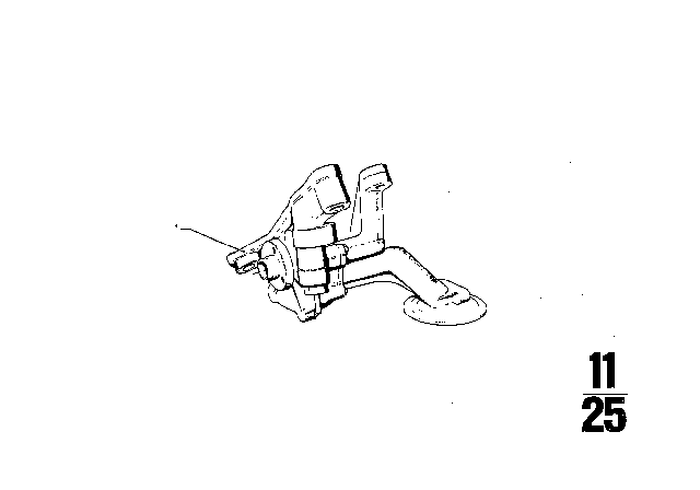 1975 BMW 3.0Si Oil Pump Diagram