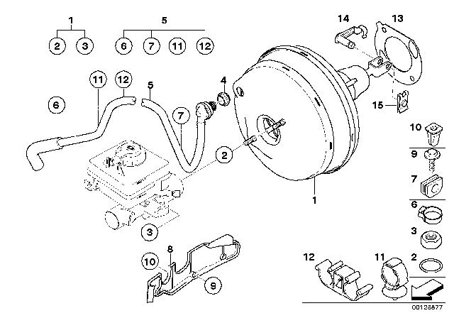 2007 BMW 550i Power Brake Unit Depression Diagram